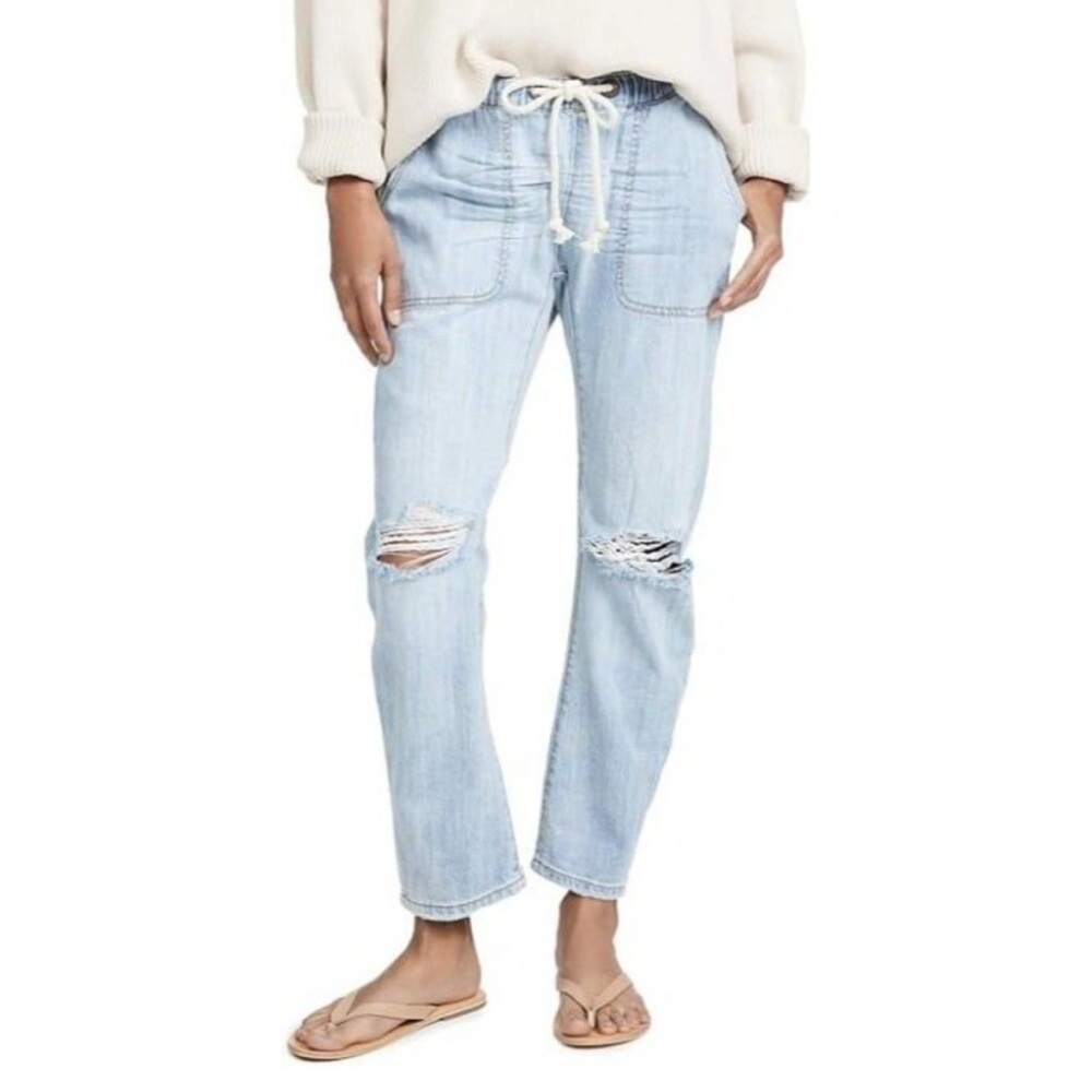 NWT One Teaspoon Light Blue Boyfriend Jeans